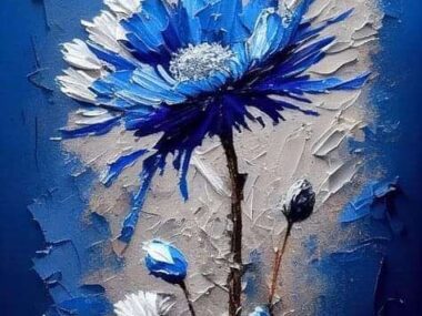 blue flower image