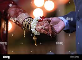 Hands of Bride and Groom