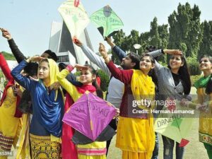 Pakistani Girls like flying kites